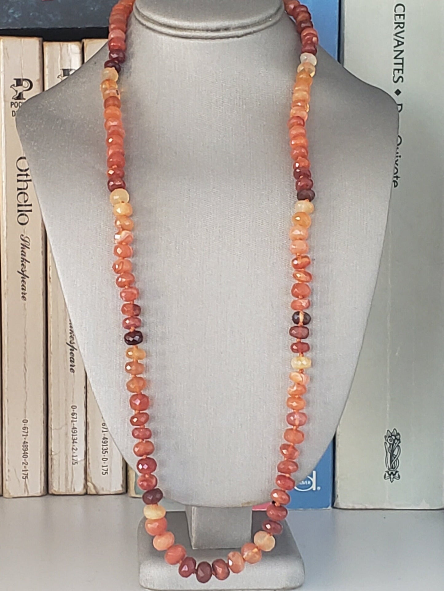 Mexican Fire Opal Strand