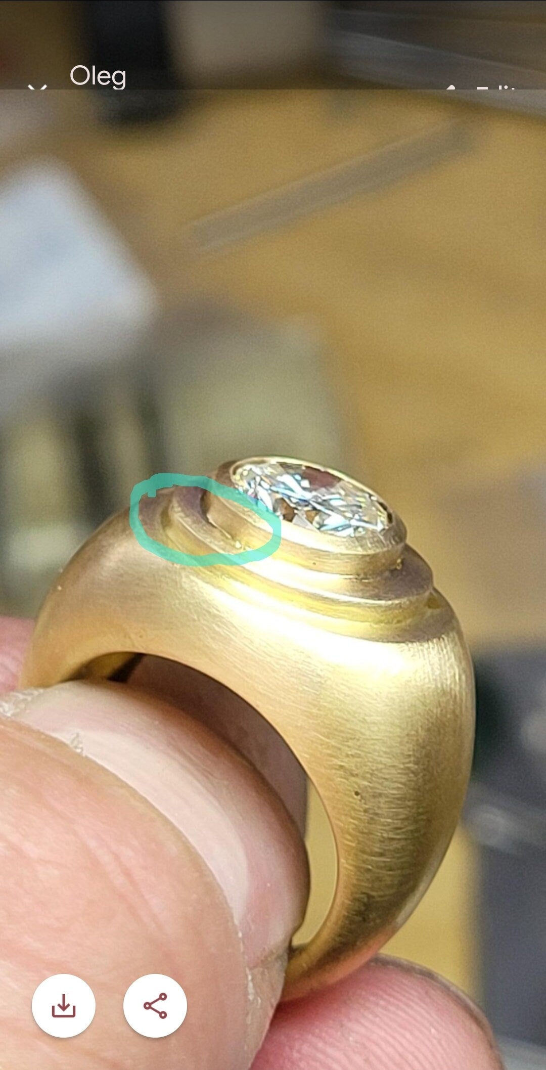 Four Row Diamond Band