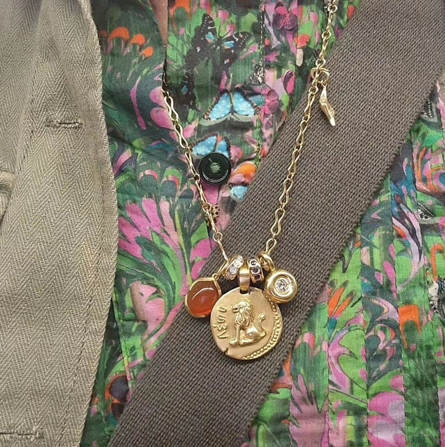 Gold and Gemstone Spacer Beads