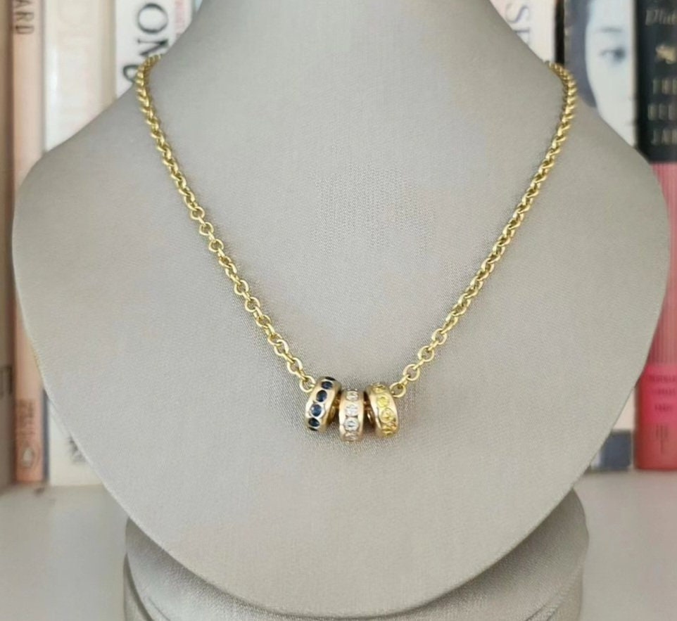 Gold and Gemstone Spacer Beads