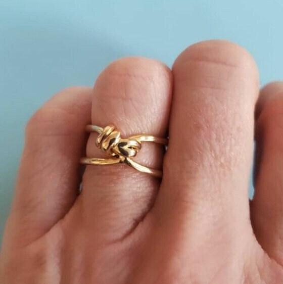 18K Yellow Gold Shibari Ring