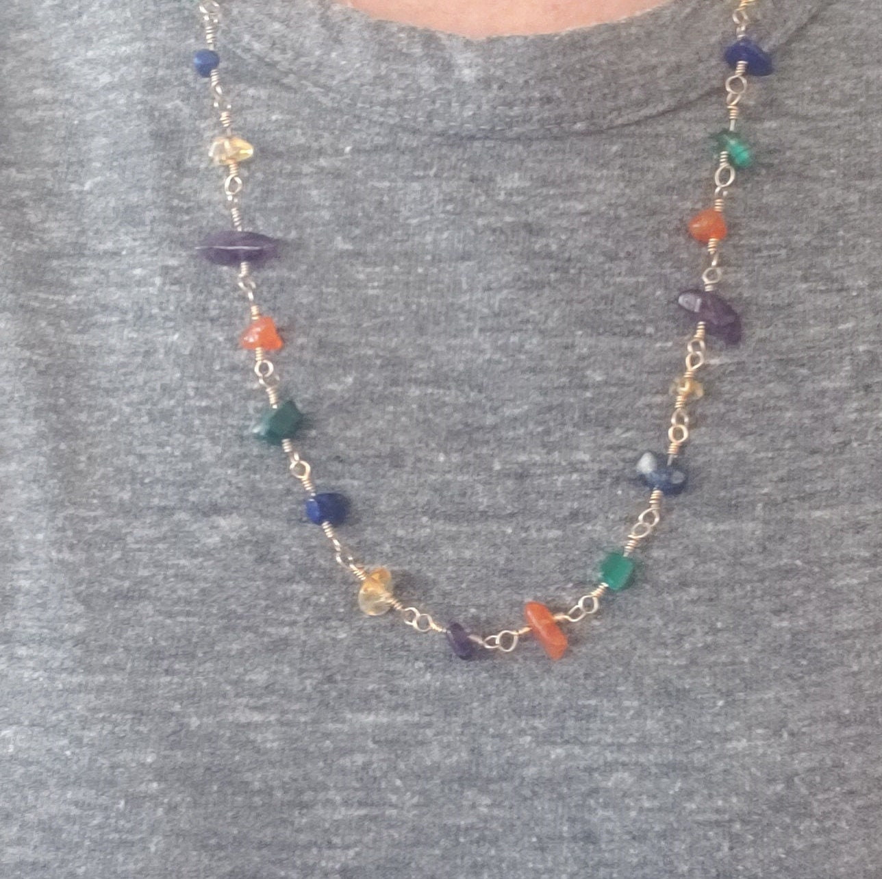 Multi Gemstone Necklace