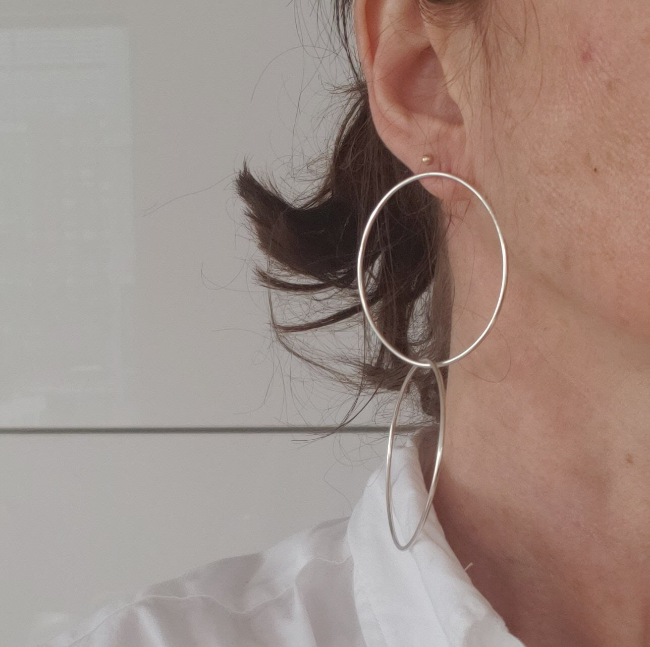 Swingy Double Hoops