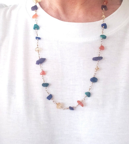 Multi Gemstone Necklace