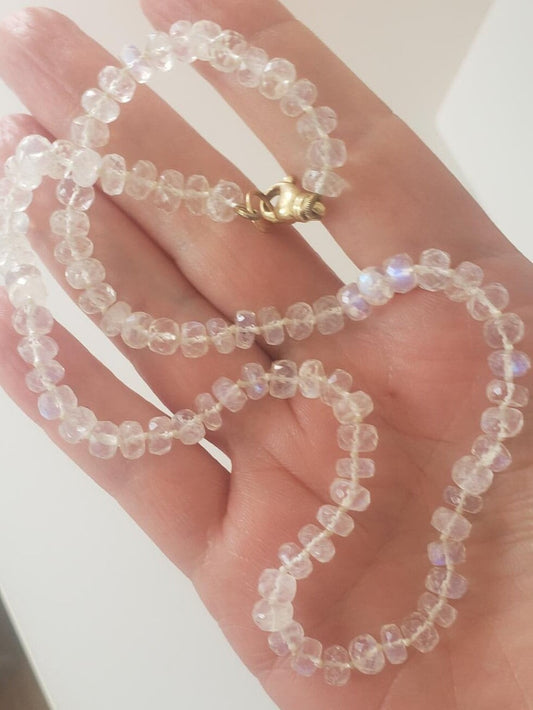 Rainbow Moonstone Necklace